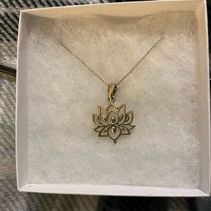 Lotus flower necklace